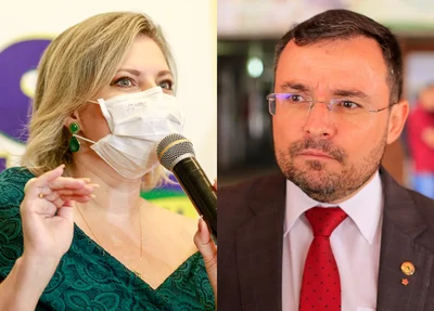 Joice Hasselmann e Fábio Novo
