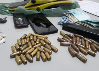 Munições de pistolas calibre 9 mm e 380