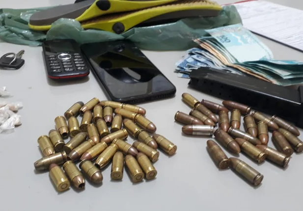 Munições de pistolas calibre 9 mm e 380