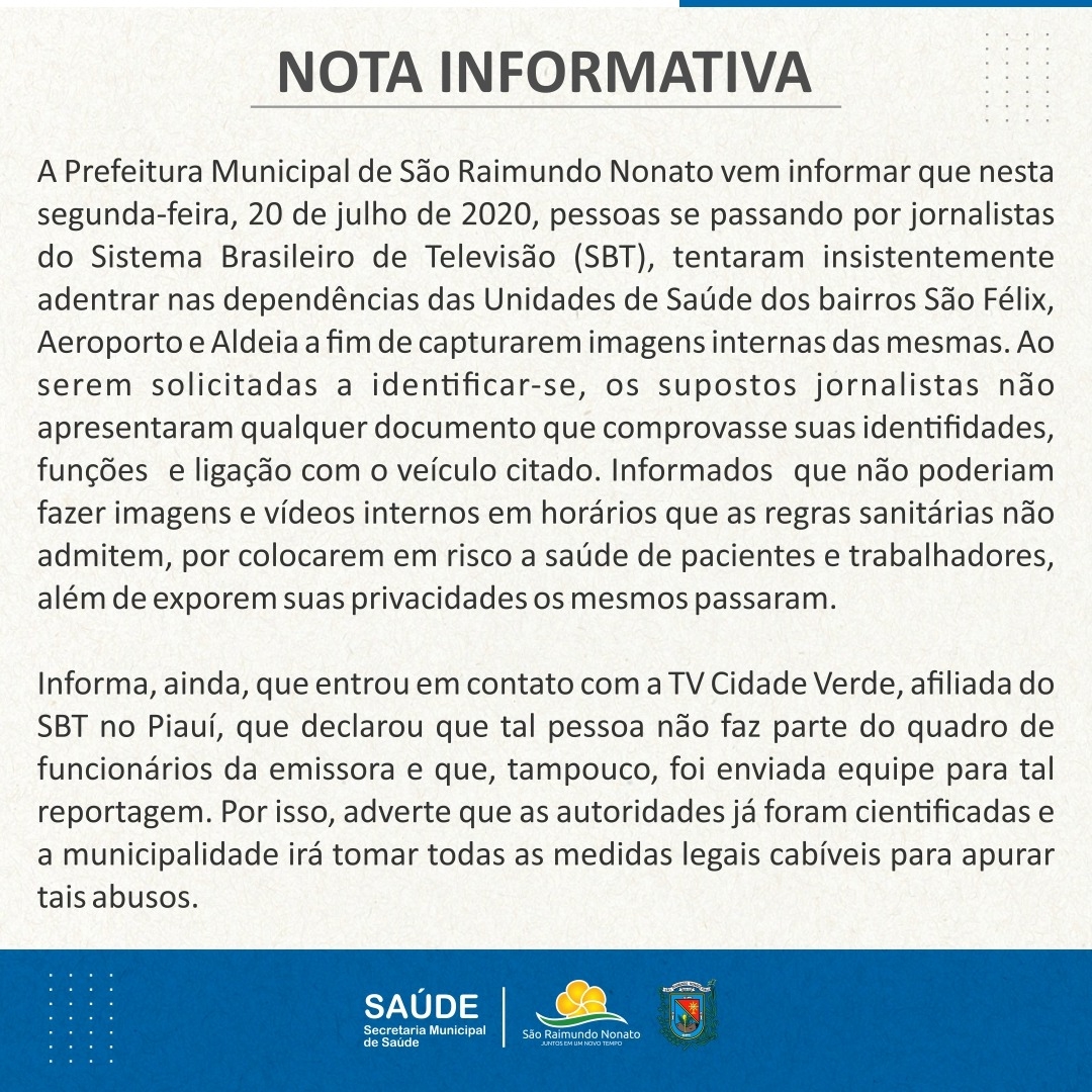 Nota oficial
