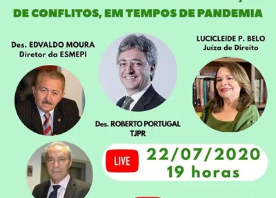 ESMEPI realiza live para tratar sobre conciliação durante pandemia