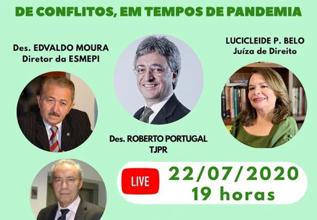 ESMEPI realiza live para tratar sobre conciliação durante pandemia