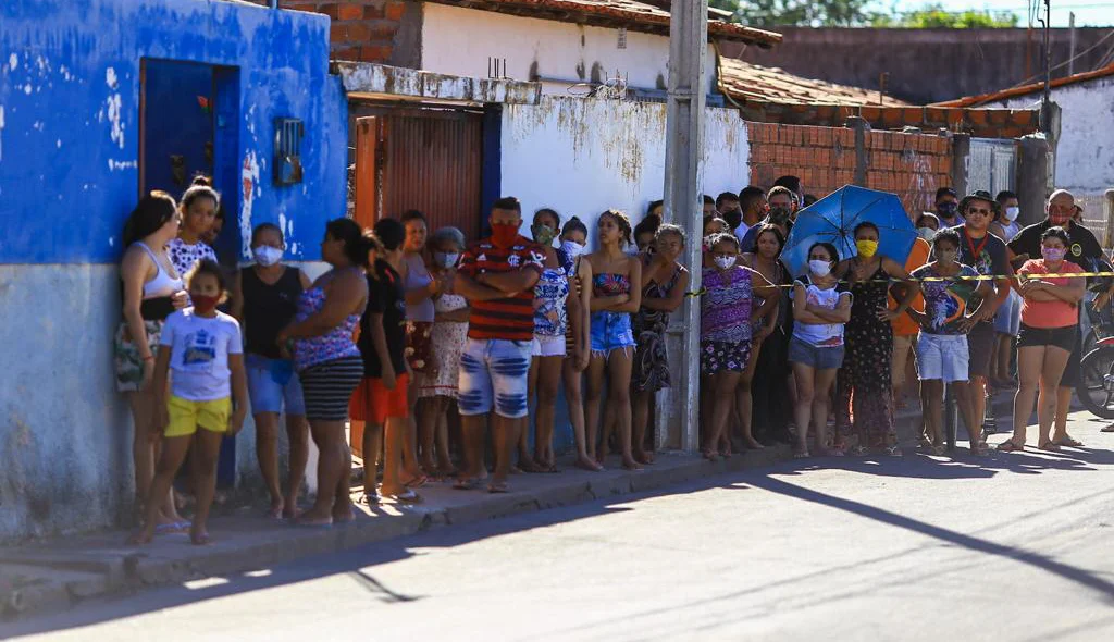 População no local