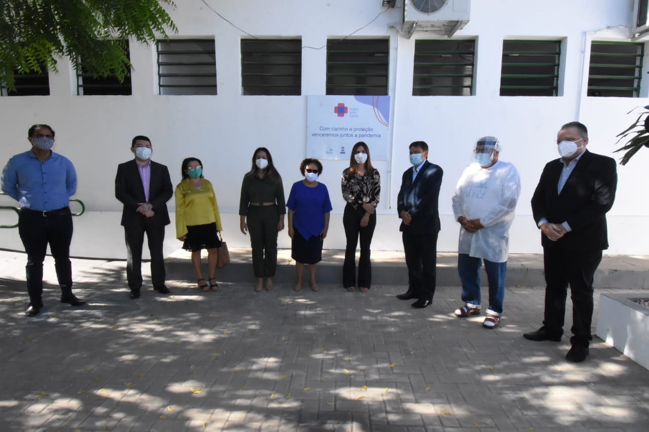 Wellington Dias inaugura Centro de Acolhimento para casos leves de Covid-19