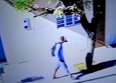 Suspeito do crime foi flagrado deixando o local no bairro Santo Antônio