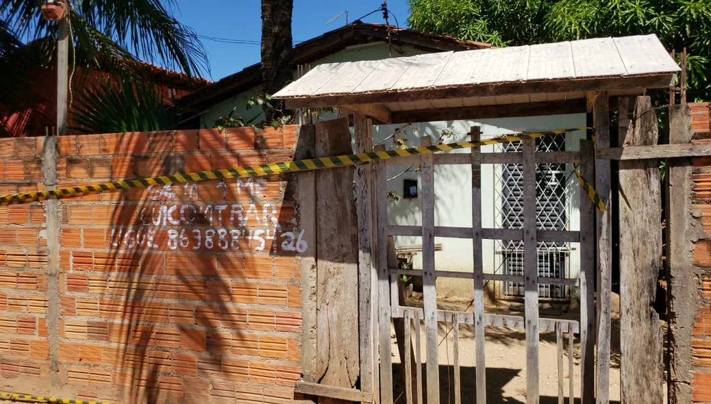 Casa onde aconteceu a fatalidade no Parque Brasil