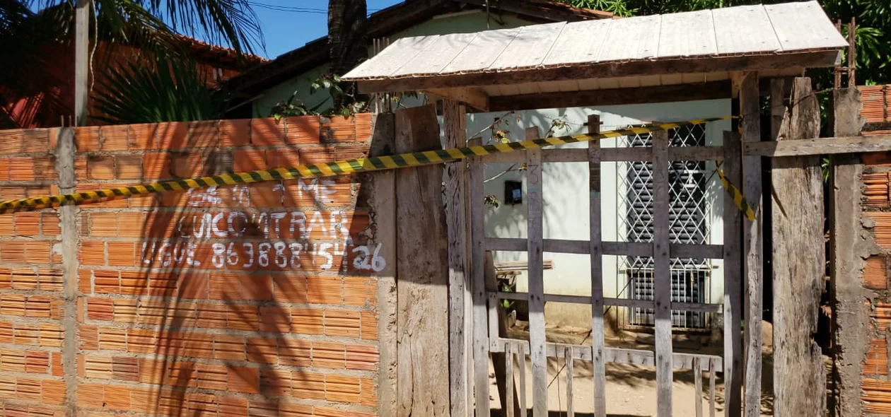 Casa onde aconteceu a fatalidade no Parque Brasil