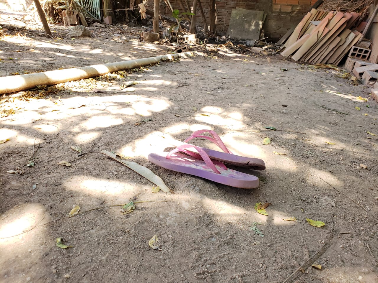 Chinelo da criança