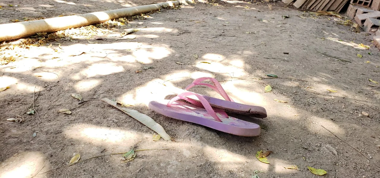 Chinelo da criança