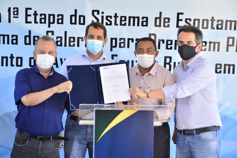 Ministro Rogério Marinho, prefeito Joel Rodrigues, Ciro Nogueira