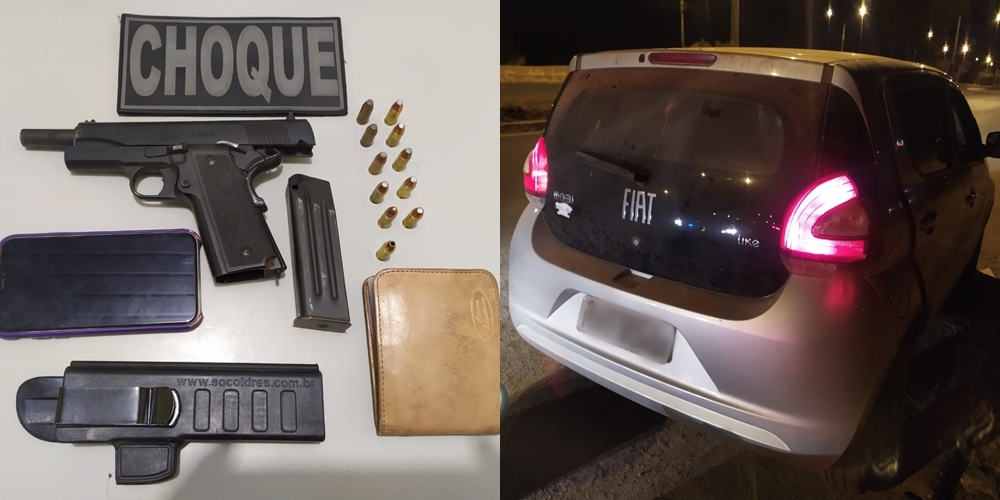 Prisão por porte ilegal de arma de fogo no Bela Vista