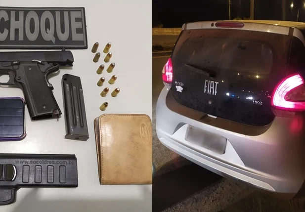 Prisão por porte ilegal de arma de fogo no Bela Vista
