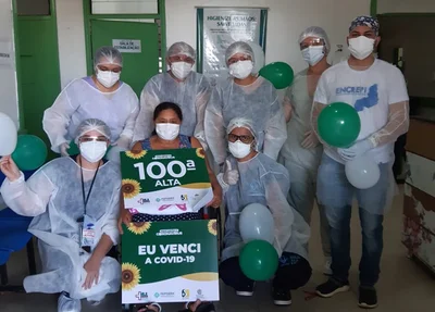 Paciente que venceu a covid-19