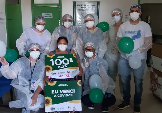 Paciente que venceu a covid-19