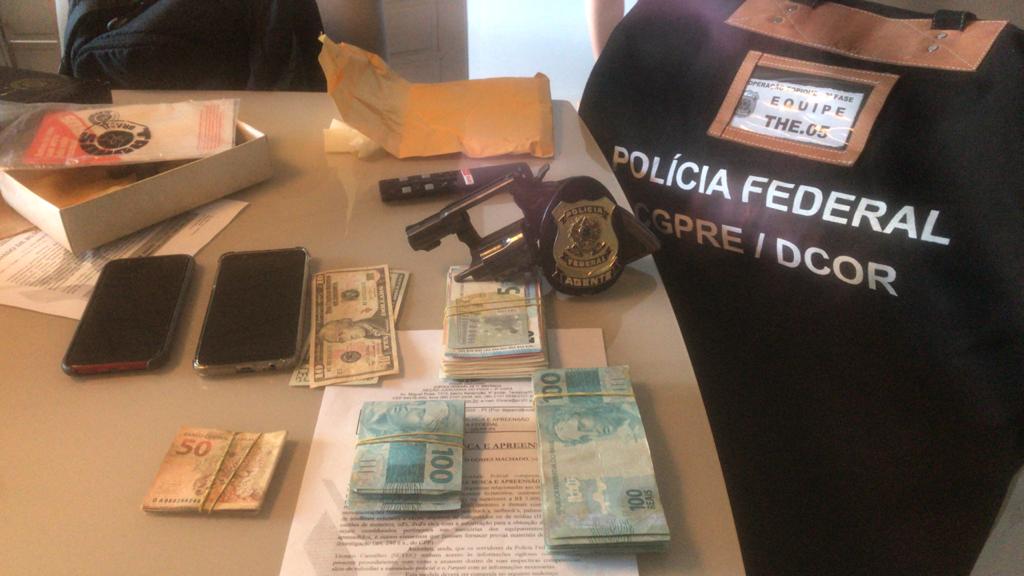 Material apreendido pela Polícia Federal na Operação Topique