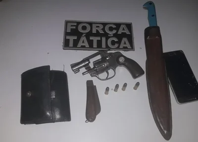 Apreensão de arma de fogo em Altos