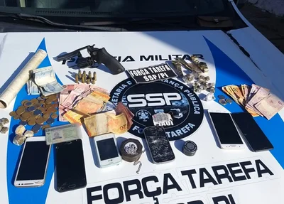 Força Tarefa da SSP-PI prende acusados de tráfico