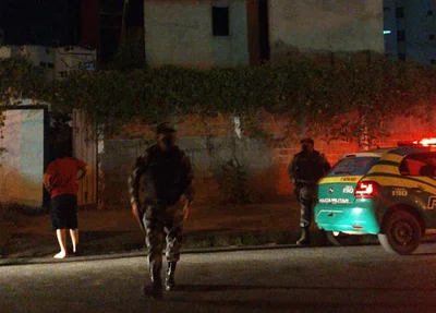 Local onde a vítima foi encontrada morta
