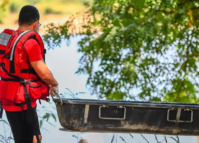 Corpo de Bombeiros fez a retirada do corpo do local