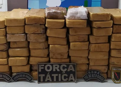 Droga apreendida em Simplício Mendes