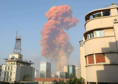 Explosão na capital do Líbano