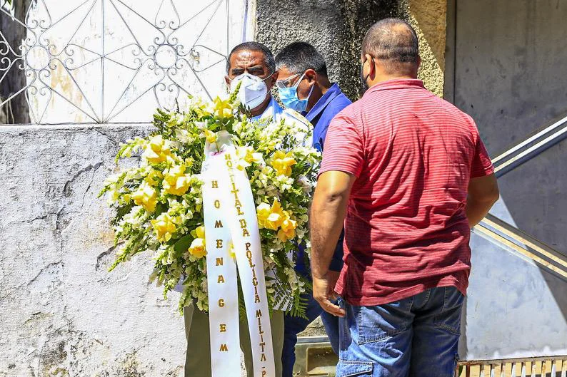 Homenagem da Polícia Militar para o Capitão Adonias