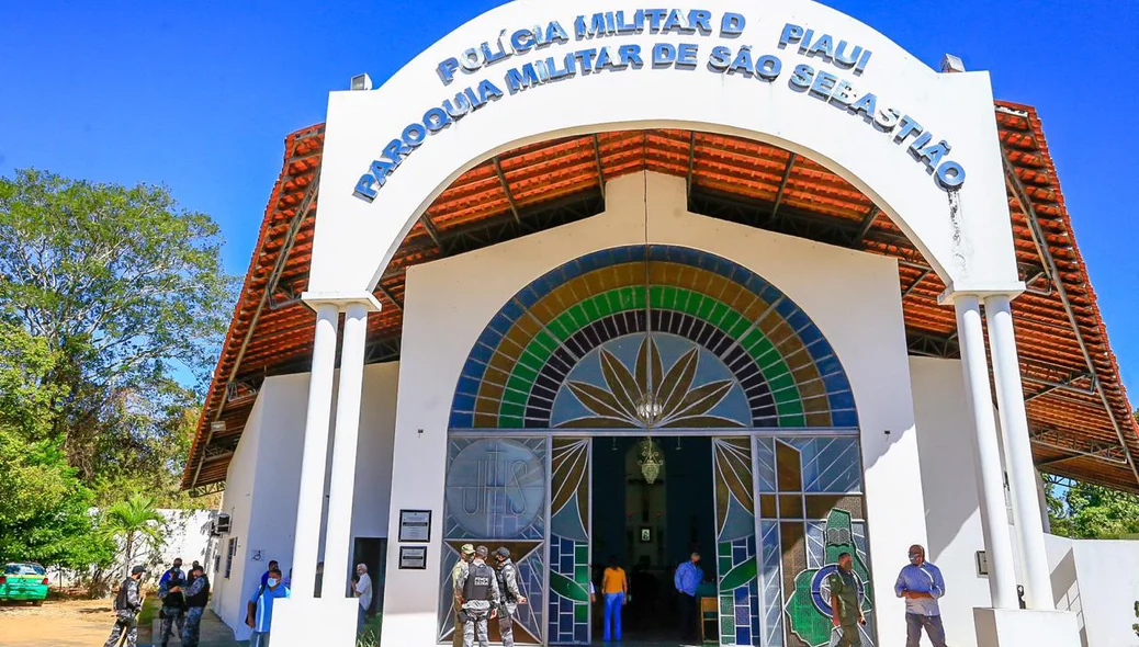 O velório aconteceu na Paróquia da Polícia Militar