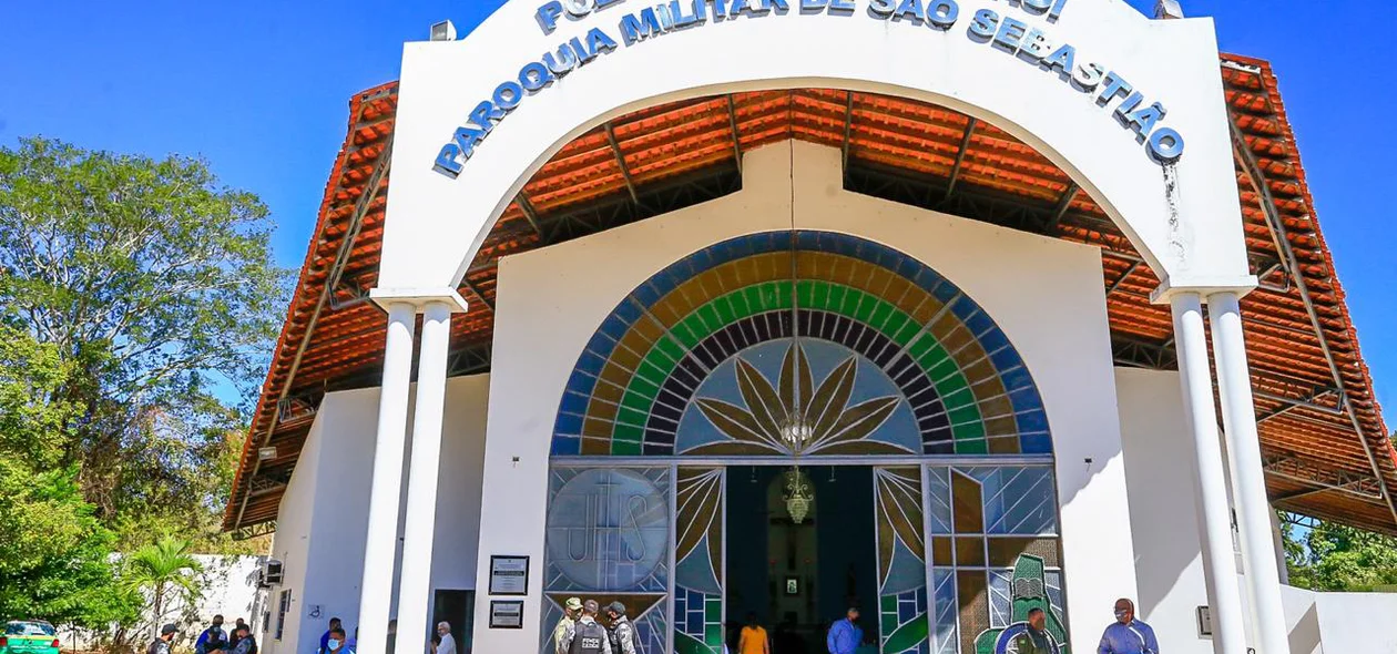 O velório aconteceu na Paróquia da Polícia Militar