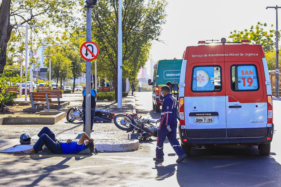 Acidente aconteceu no centro de Teresina