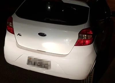 Carro apreendido em Altos
