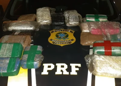 Droga avaliada em mais de R$ 600 mil foi apreendida na BR 343