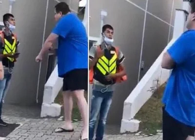 Entregador sofre ofensas em condomínio de SP