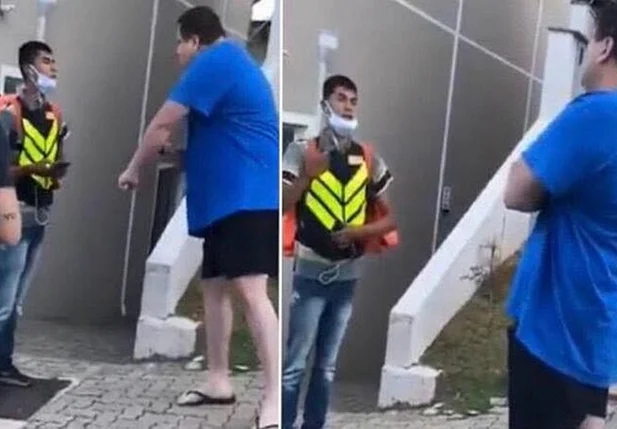 Entregador sofre ofensas em condomínio de SP