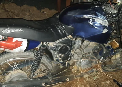 Estado em que a motocicleta ficou