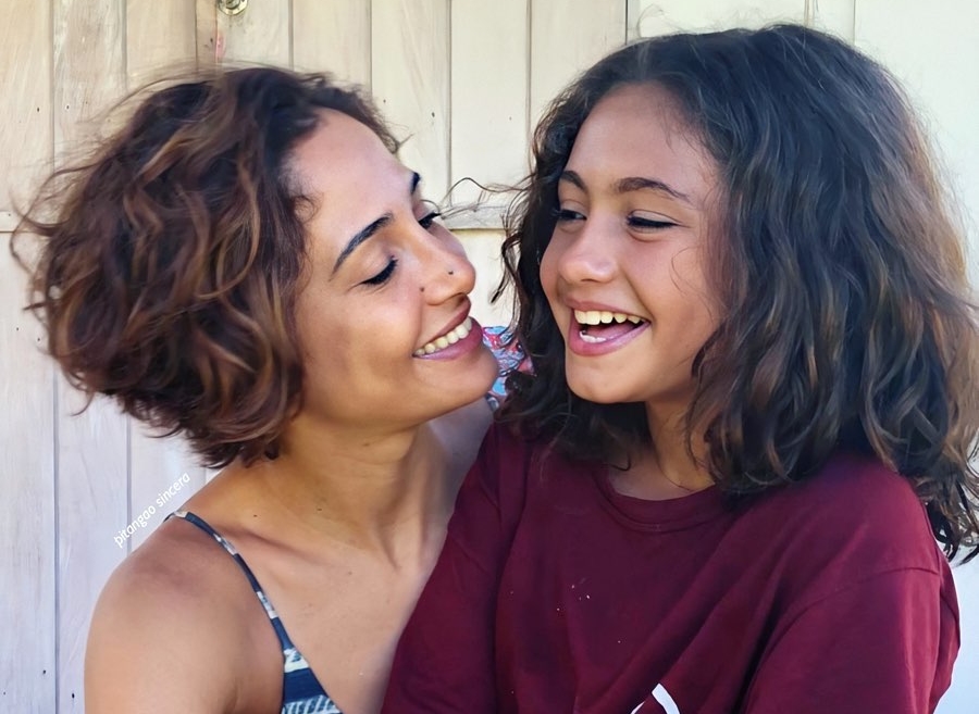 Camila Pitanga e a filha Antônia