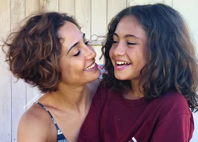 Camila Pitanga e a filha Antônia