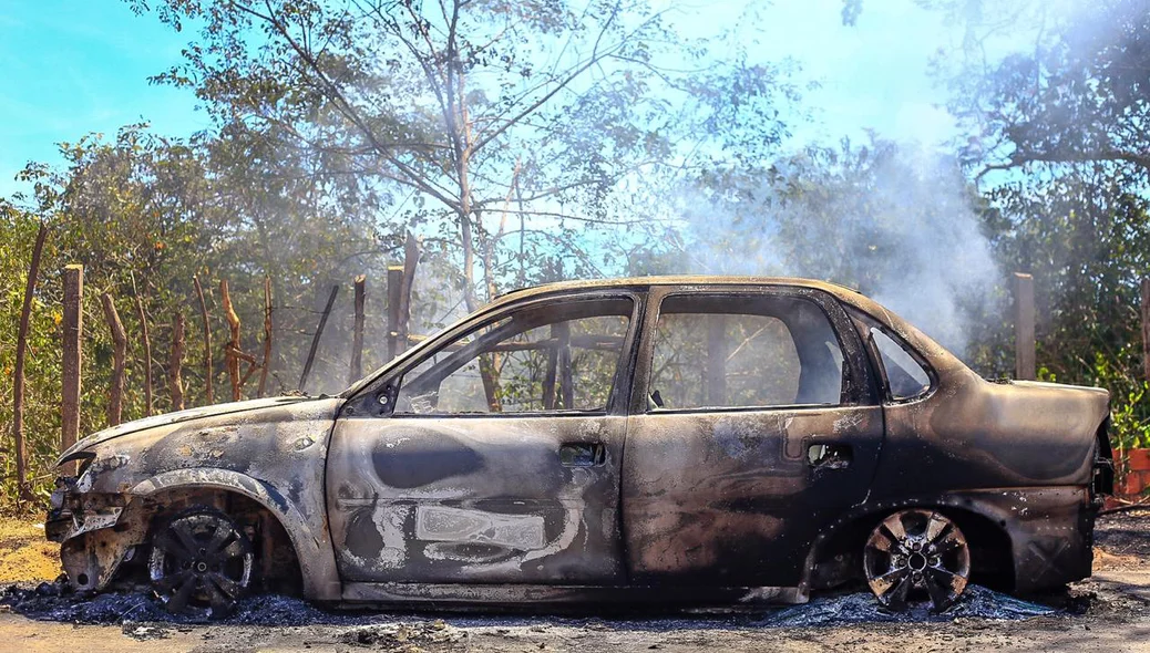 Carro teve perda total