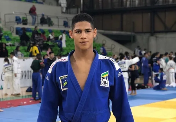 Judoca piauiense Felipe Silva