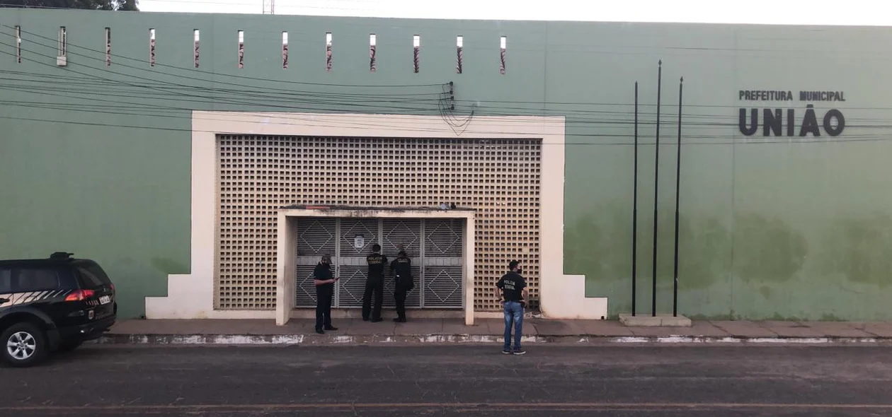 Polícia Federal bateu à porta da Prefeitura de União bem cedo