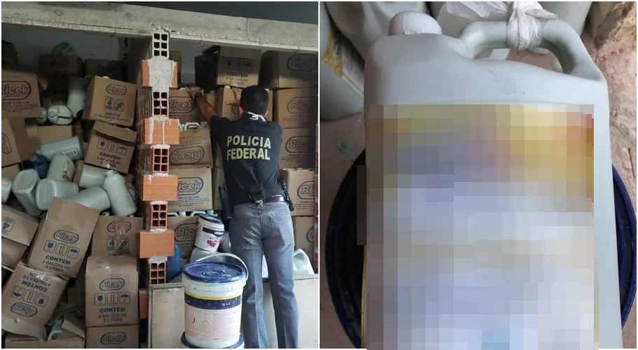 Embalagens de água sanitária