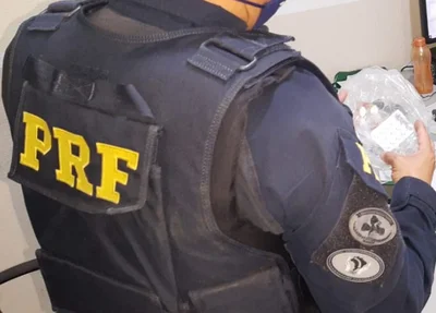 PRF flagra duas pessoas em posse de rebite e cocaína na BR 316