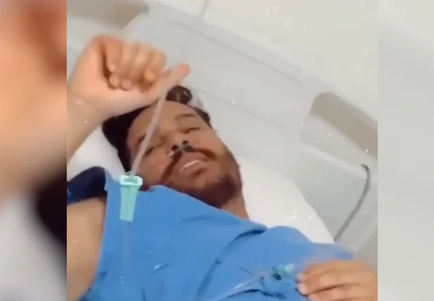 Cauan precisou ser internado em razão da covid-19