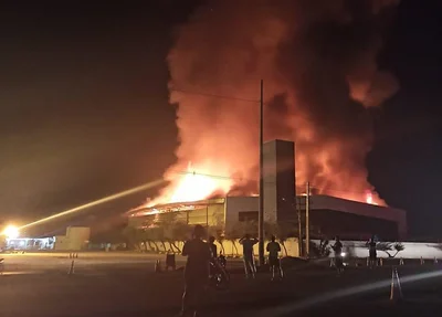 Incêndio na sede da JSB Distribuidora