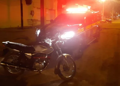 Motocicleta é apreendida pela PRF em Picos