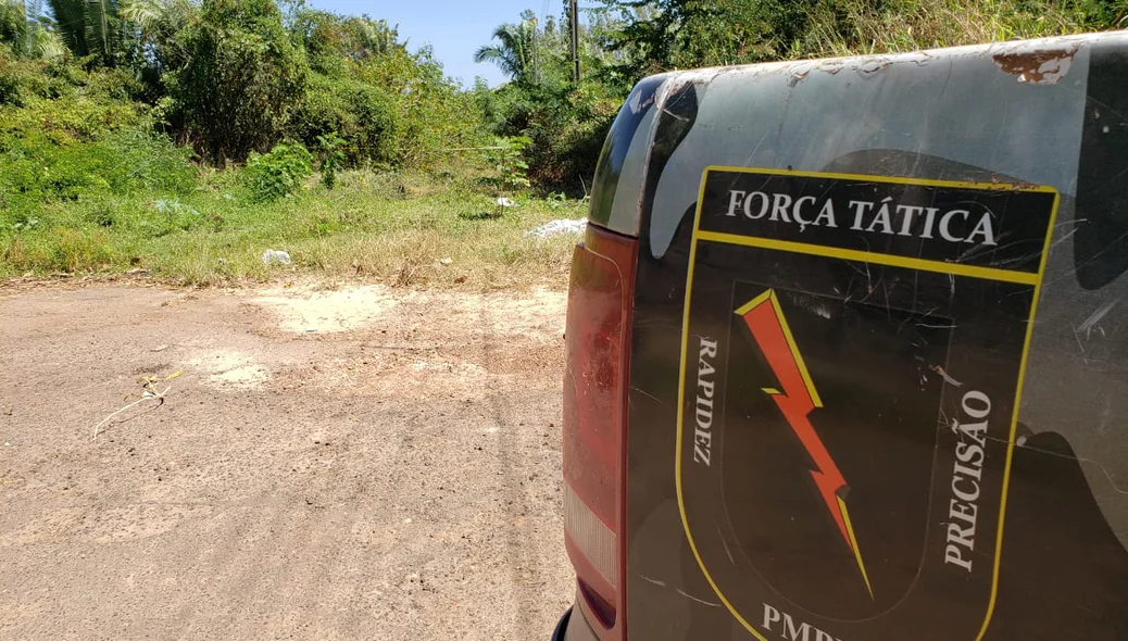 Força Tática do 5º Batalhão esteve no local