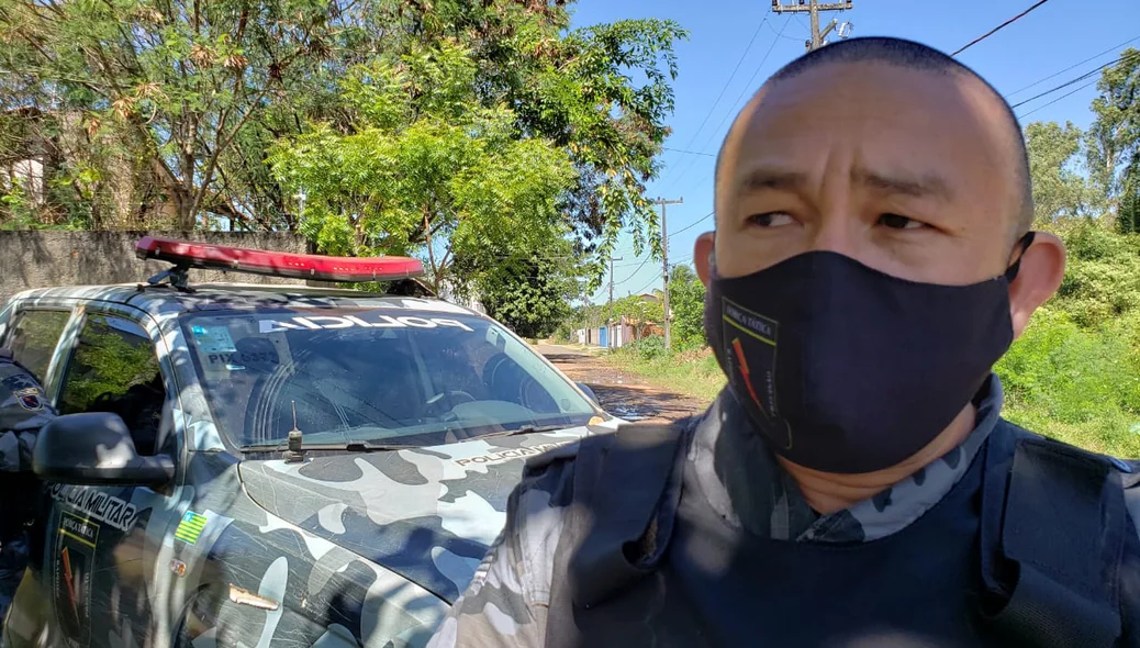 Sargento Magalhães da Força Tática do 5º Batalhão de Polícia Militar