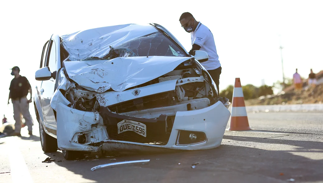 Sandeiro ficou destruído 