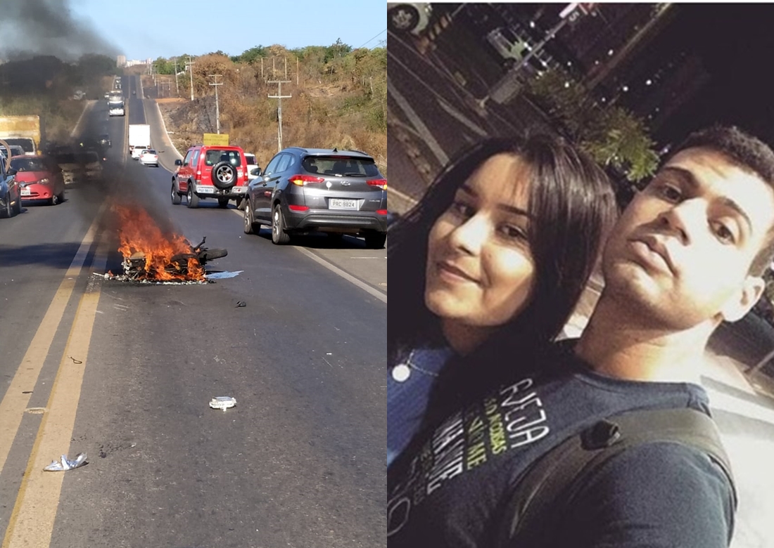 Casal que estava na motocicleta