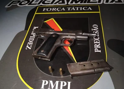 Arma de fogo apreendida 