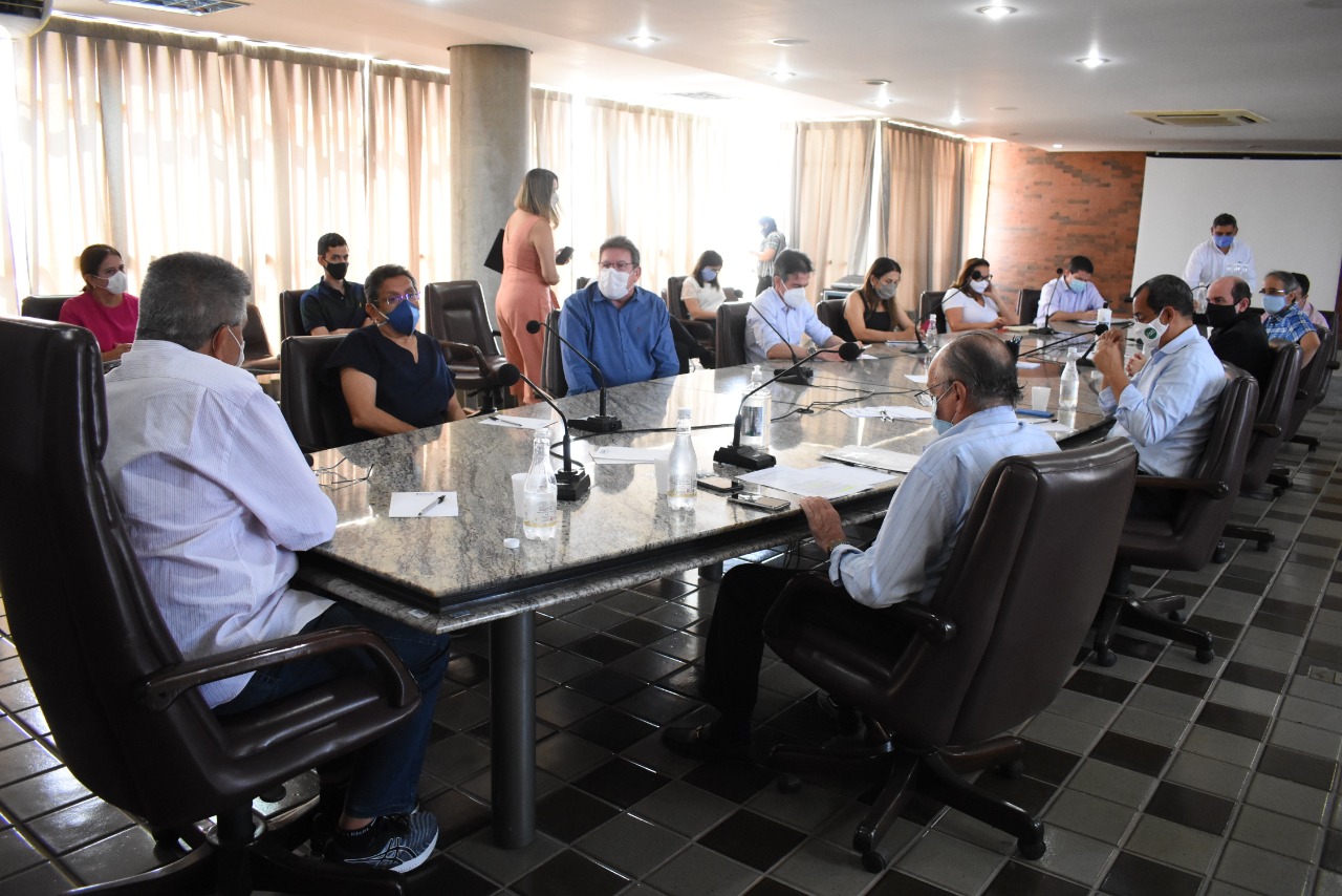 Reunião com representantes da Rede Pense Piauí 